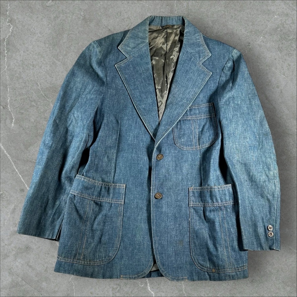 Levi's Classic Blue Denim Blazer